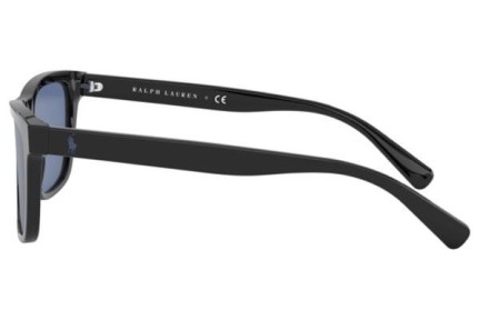 Okulary przeciwsłoneczne Polo Ralph Lauren PH4167 500180 Kwadratowe Czarne