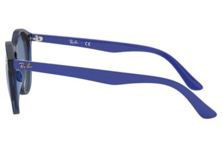Okulary przeciwsłoneczne Ray-Ban Junior RJ9064S 70624L Okrągłe Niebieskie