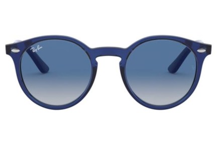Okulary przeciwsłoneczne Ray-Ban Junior RJ9064S 70624L Okrągłe Niebieskie