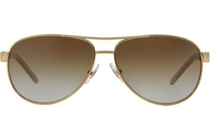 Okulary przeciwsłoneczne Ralph by Ralph Lauren RA4004 101/T5 Polarized Pilotki (Aviator) Złote
