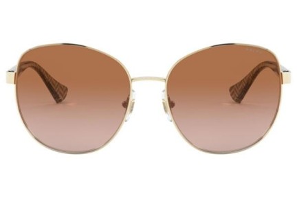 Okulary przeciwsłoneczne Ralph by Ralph Lauren RA4131 911613 Oversize Złote