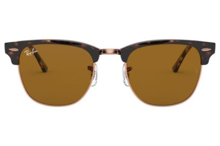 Okulary przeciwsłoneczne Ray-Ban Clubmaster RB3016 130933 Browline Havana