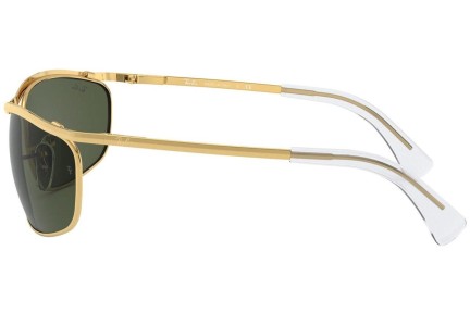 Okulary przeciwsłoneczne Ray-Ban Olympian RB3119 001 Prostokątne Złote