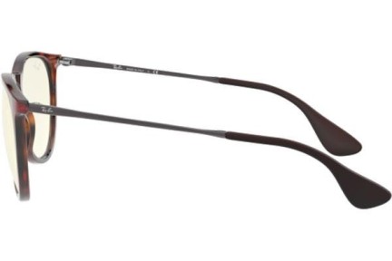 Okulary przeciwsłoneczne Ray-Ban Erika Everglasses RB4171 865/SB blue-light [non-prescription] Okrągłe Havana