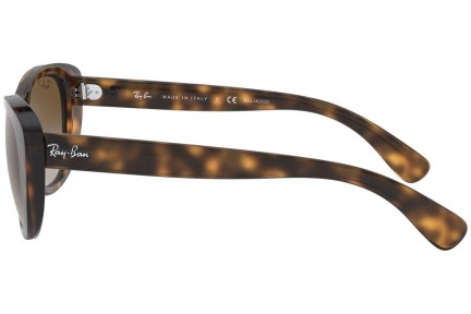 Okulary przeciwsłoneczne Ray-Ban RB4227 710/T5 Polarized Kocie oczy Havana