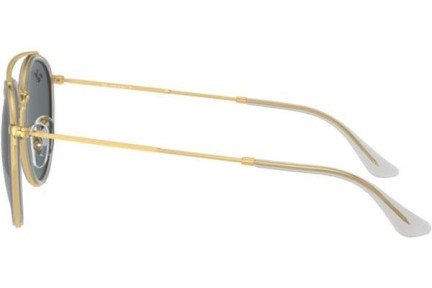 Okulary przeciwsłoneczne Ray-Ban Round Double Bridge RB3647N 9210R5 Okrągłe Złote