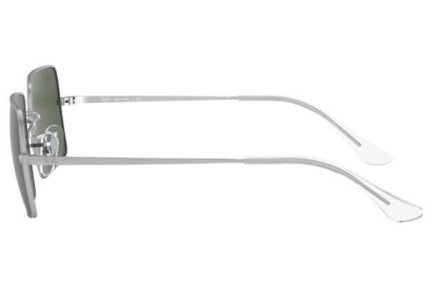 Okulary przeciwsłoneczne Ray-Ban Rectangle RB1969 914931 Kwadratowe Srebrne