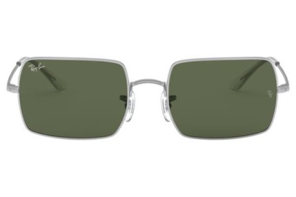 Okulary przeciwsłoneczne Ray-Ban Rectangle RB1969 914931 Kwadratowe Srebrne
