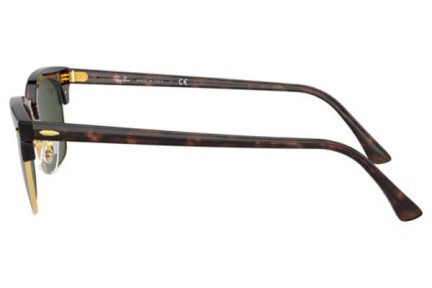 Okulary przeciwsłoneczne Ray-Ban Clubmaster Square RB3916 130431 Browline Havana