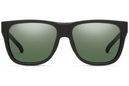 Okulary przeciwsłoneczne Smith LOWDOWN2 003/L7 Polarized Kwadratowe Czarne