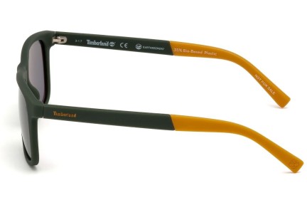 Okulary przeciwsłoneczne Timberland TB9129 97D Polarized Kwadratowe Zielone