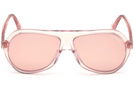 Okulary przeciwsłoneczne Tom Ford FT0732 72Y Pilotki (Aviator) Różowe