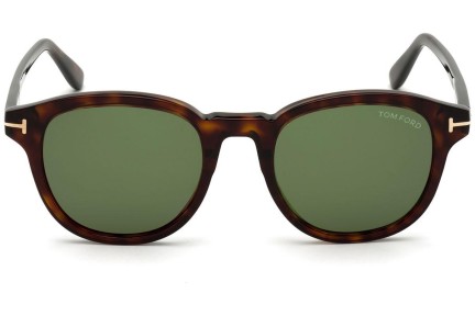 Okulary przeciwsłoneczne Tom Ford FT0752 52N Okrągłe Havana