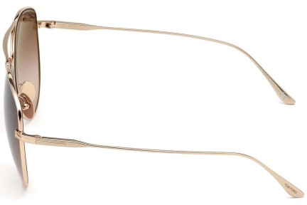 Okulary przeciwsłoneczne Tom Ford FT0784 28F Pilotki (Aviator) Złote