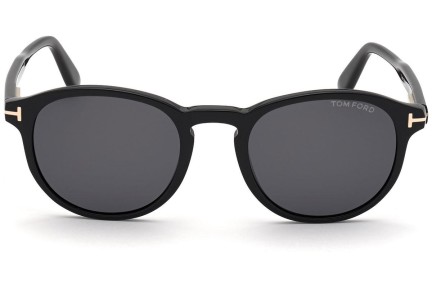 Okulary przeciwsłoneczne Tom Ford FT0834 01A Okrągłe Czarne