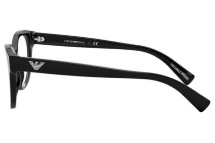 Okulary korekcyjne Emporio Armani EA3162 5001 Kocie oczy Czarne