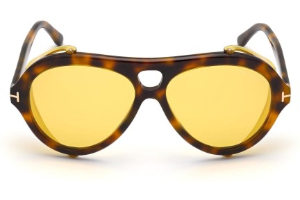 Ochelari de soare Tom Ford FT0882 53E Pilot Havana