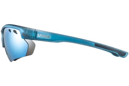 Okulary przeciwsłoneczne uvex sportstyle 115 Blue Mat S3 Prostokątne Niebieskie