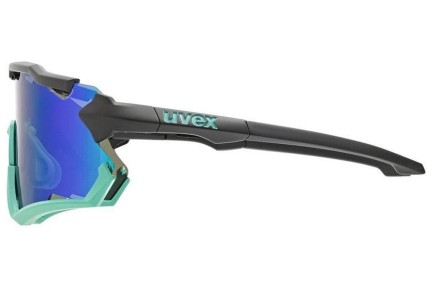 Okulary przeciwsłoneczne uvex sportstyle 228 Black / Mint S3 Pojedyncze | Shield Czarne