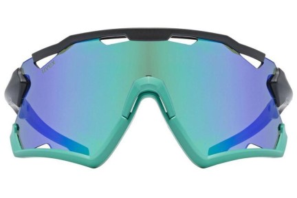 Okulary przeciwsłoneczne uvex sportstyle 228 Black / Mint S3 Pojedyncze | Shield Czarne