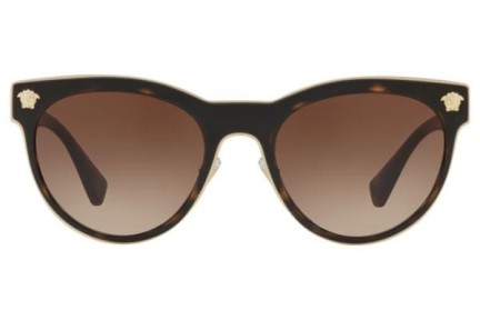Okulary przeciwsłoneczne Versace Medusa Charm VE2198 125213 Kocie oczy Havana