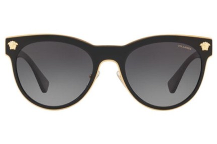 Okulary przeciwsłoneczne Versace Medusa Charm VE2198 1002T3 Polarized Kocie oczy Czarne