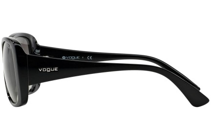 Okulary przeciwsłoneczne Vogue Eyewear Light and Shine Collection VO2843S W44/11 Oversize Czarne