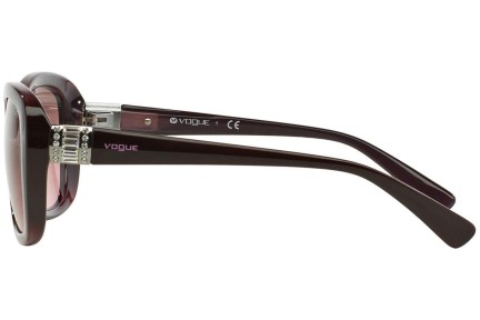 Okulary przeciwsłoneczne Vogue Eyewear VO2943SB 194114 Oversize Brązowe