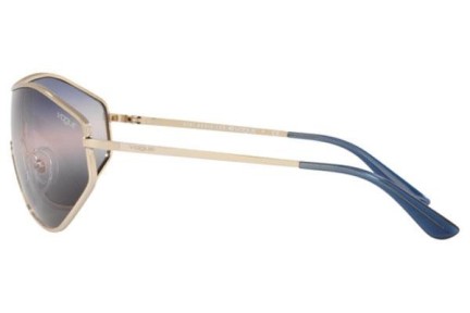 Okulary przeciwsłoneczne Vogue Eyewear G-Vision Gigi Hadid 2019 Collection VO4137S 848/0J Pojedyncze | Shield Złote