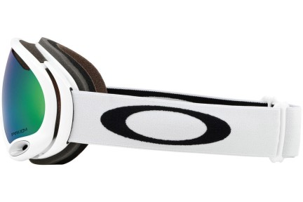 Gogle narciarskie Oakley A-Frame 2.0 OO7044-54 PRIZM Jade Iridium Pojedyncze | Shield Białe