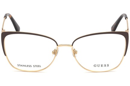 Okulary korekcyjne Guess GU2814 049 Kwadratowe Złote