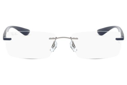 Okulary korekcyjne Ray-Ban RX8724 1217 Prostokątne Srebrne