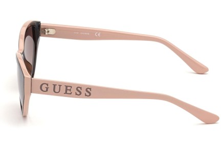 Okulary przeciwsłoneczne Guess GU7731 52F Kocie oczy Havana