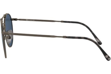 Okulary przeciwsłoneczne Ray-Ban Titanium Titanium Collection RB8147 9138T0 Okrągłe Brązowe