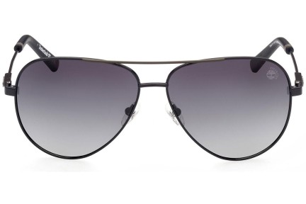 Okulary przeciwsłoneczne Timberland TB9270 01R Polarized Pilotki (Aviator) Czarne