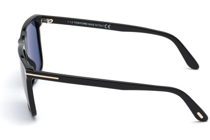 Okulary przeciwsłoneczne Tom Ford FT0832 01V Kwadratowe Czarne