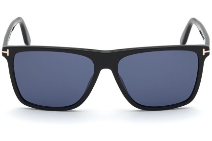 Okulary przeciwsłoneczne Tom Ford FT0832 01V Kwadratowe Czarne