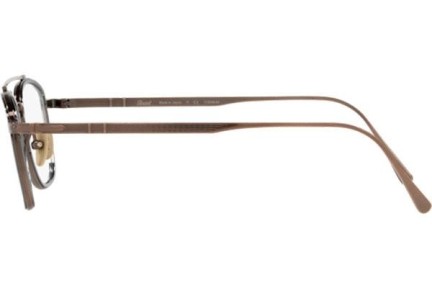 Okulary korekcyjne Persol PO5005VT 8007 Kwadratowe Brązowe