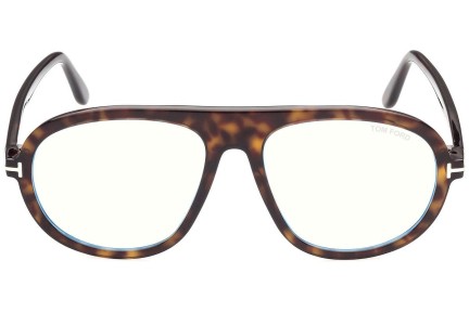 Okulary korekcyjne Tom Ford FT5755-B 052 Pilotki (Aviator) Havana