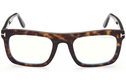 Okulary korekcyjne Tom Ford FT5757-B 052 Prostokątne Havana