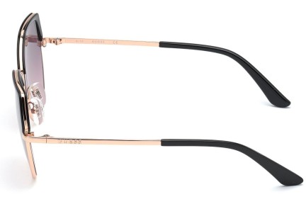 Okulary przeciwsłoneczne Guess GU7736 01U Kwadratowe Czarne