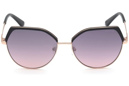 Okulary przeciwsłoneczne Guess GU7736 01U Kwadratowe Czarne
