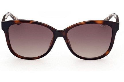 Okulary przeciwsłoneczne Guess GU7828 52F Kwadratowe Havana