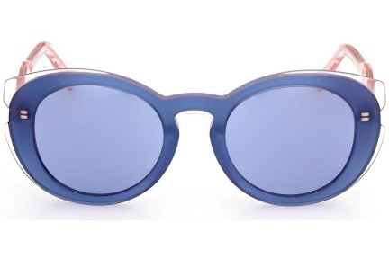 Okulary przeciwsłoneczne Just Cavalli JC1006 92V Okrągłe Niebieskie