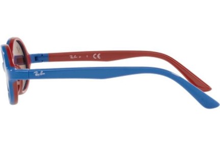 Okulary przeciwsłoneczne Ray-Ban Junior RJ9145S 7084/3 Owalne Niebieskie