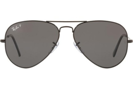 Aurinkolasit Ray-Ban Aviator RB3025 002/48 Polarized Pilotti Musta