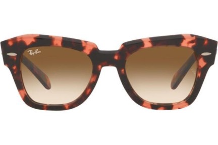 Okulary przeciwsłoneczne Ray-Ban State Street RB2186 133451 Kwadratowe Havana