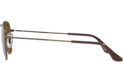 Okulary przeciwsłoneczne Ray-Ban Frank RB3857 922833 Kwadratowe Złote
