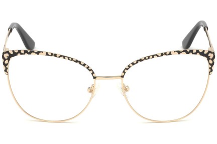 Okulary korekcyjne Guess GU2715 001 Kocie oczy Złote