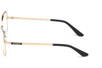 Okulary korekcyjne Guess GU2716 001 Kocie oczy Złote